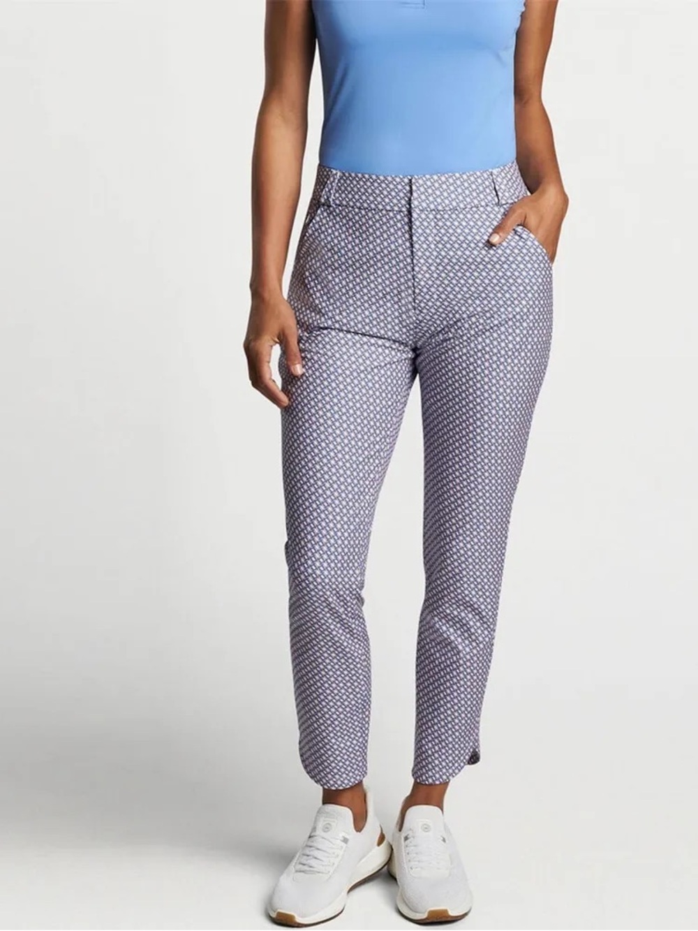 Peter Millar Surge Links Print Golf Ankle Pants